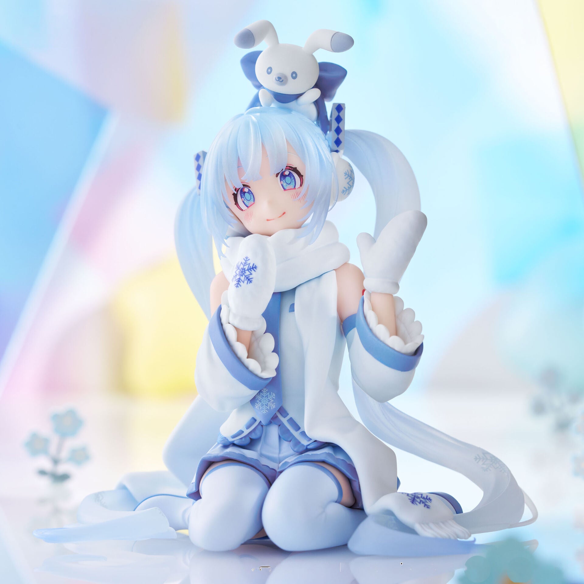 Hatsune Miku Snow Miku Sky Town 10th Anniversary Noodle Stopper Figure FuRyu