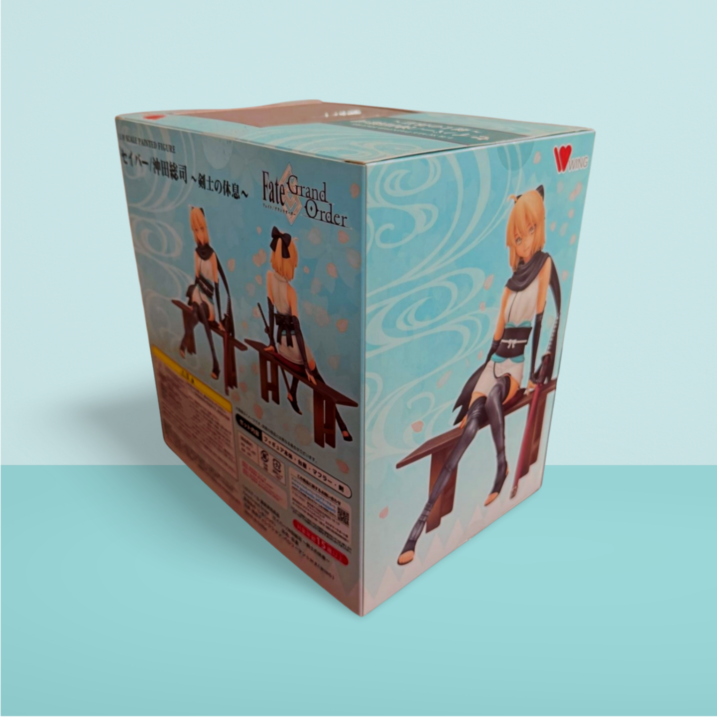 Fate Grand Order Saber Okita Souji Figure Resting Swordsman Scale Figure WING