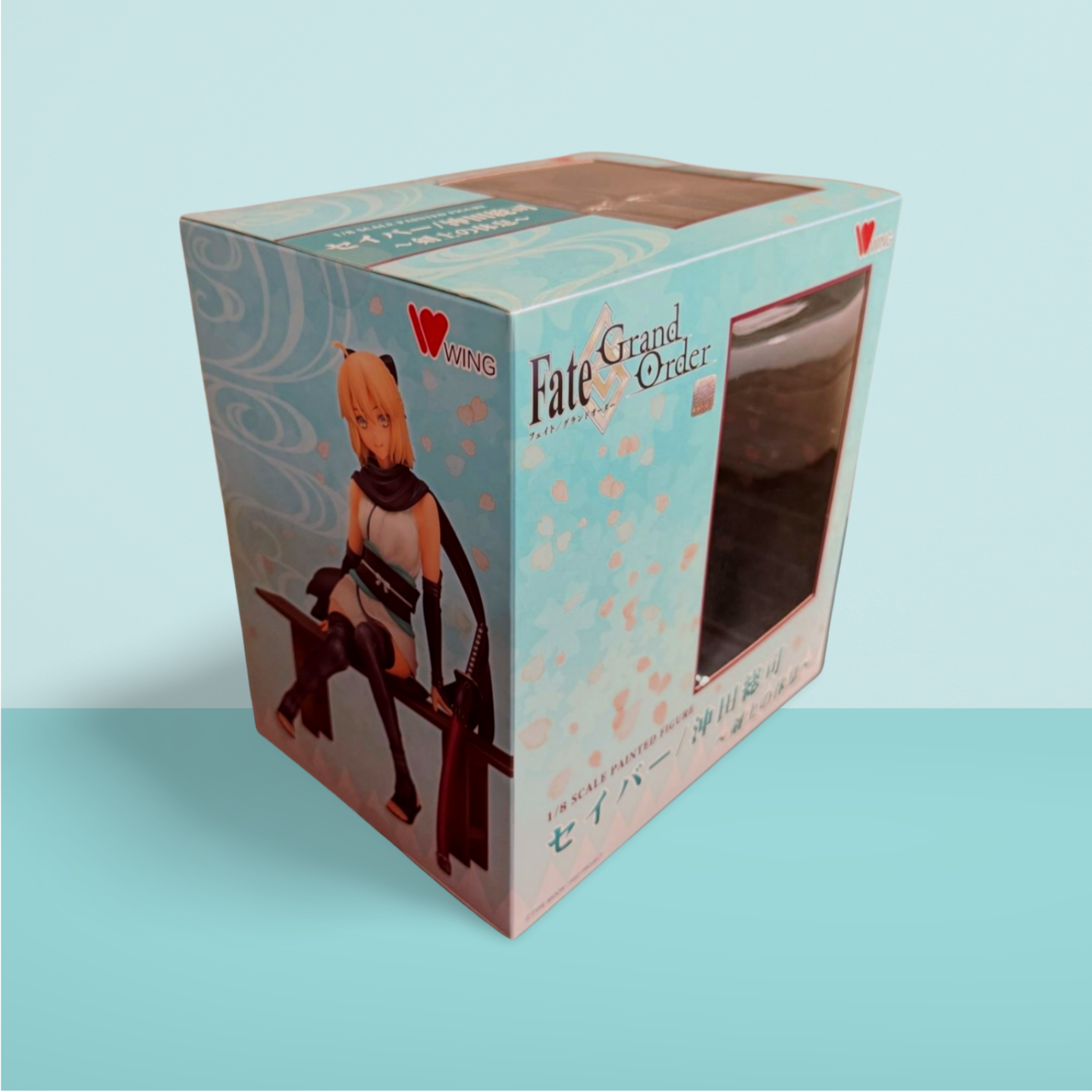 Fate Grand Order Saber Okita Souji Figure Resting Swordsman Scale Figure WING