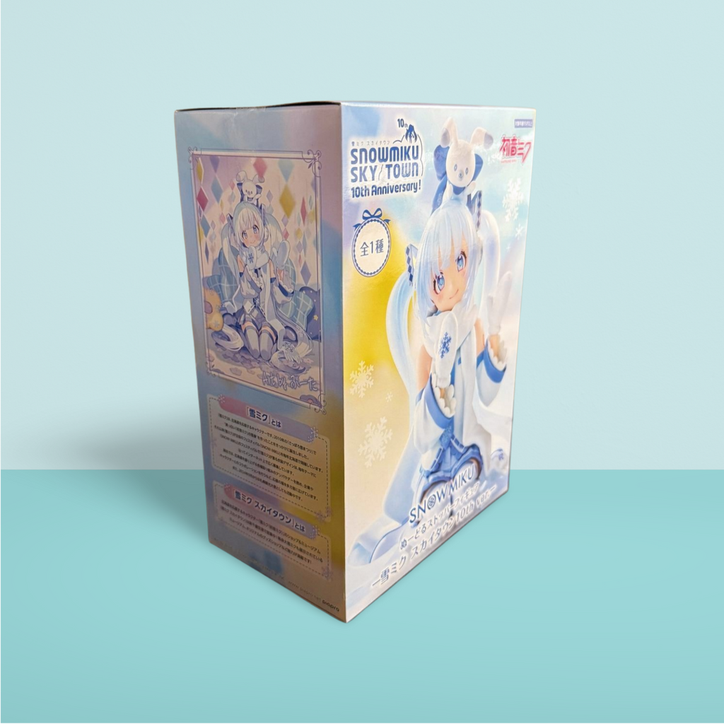 Hatsune Miku Snow Miku Sky Town 10th Anniversary Noodle Stopper Figure FuRyu